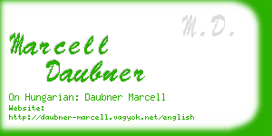 marcell daubner business card